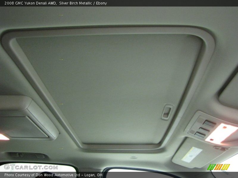 Silver Birch Metallic / Ebony 2008 GMC Yukon Denali AWD