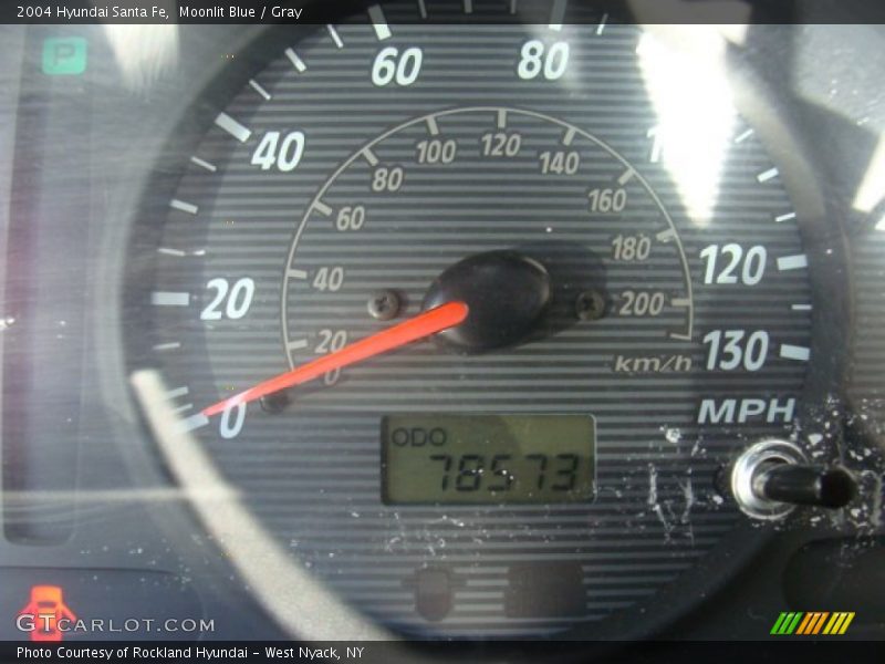 Moonlit Blue / Gray 2004 Hyundai Santa Fe