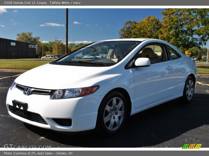 Taffeta White / Ivory 2008 Honda Civic LX Coupe