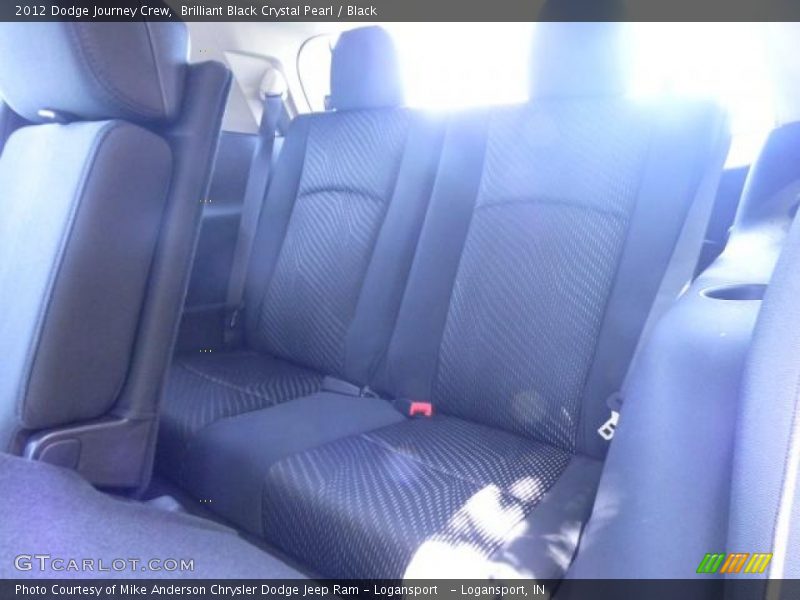 Brilliant Black Crystal Pearl / Black 2012 Dodge Journey Crew