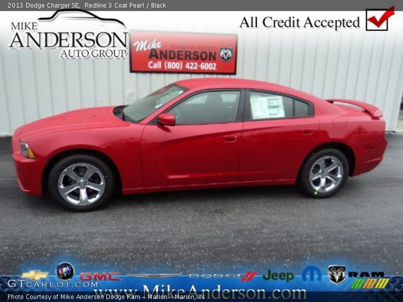 Redline 3 Coat Pearl / Black 2013 Dodge Charger SE