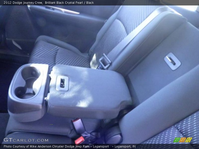 Brilliant Black Crystal Pearl / Black 2012 Dodge Journey Crew