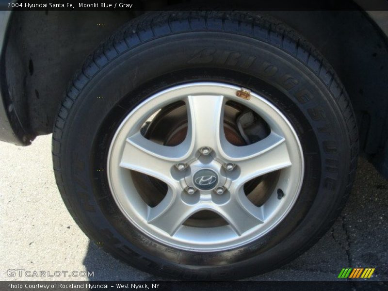 Moonlit Blue / Gray 2004 Hyundai Santa Fe