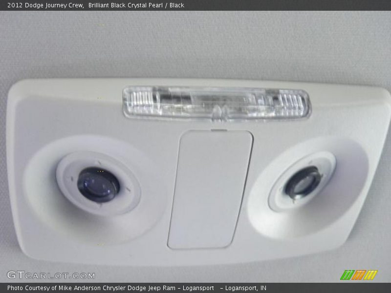 Brilliant Black Crystal Pearl / Black 2012 Dodge Journey Crew