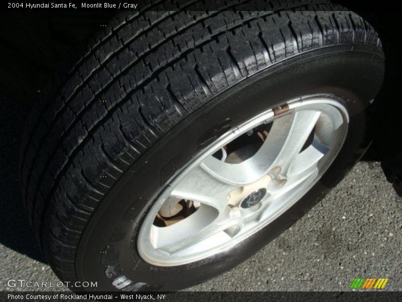 Moonlit Blue / Gray 2004 Hyundai Santa Fe
