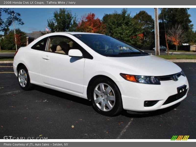 Taffeta White / Ivory 2008 Honda Civic LX Coupe