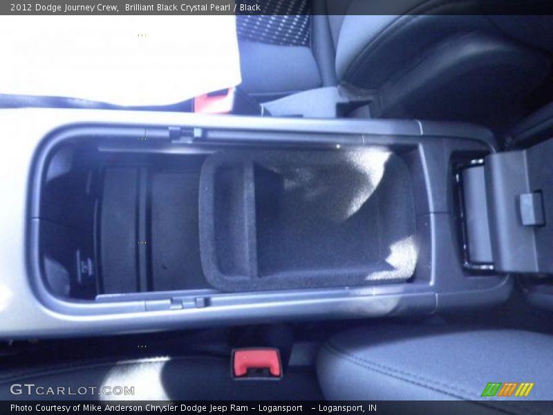 Brilliant Black Crystal Pearl / Black 2012 Dodge Journey Crew