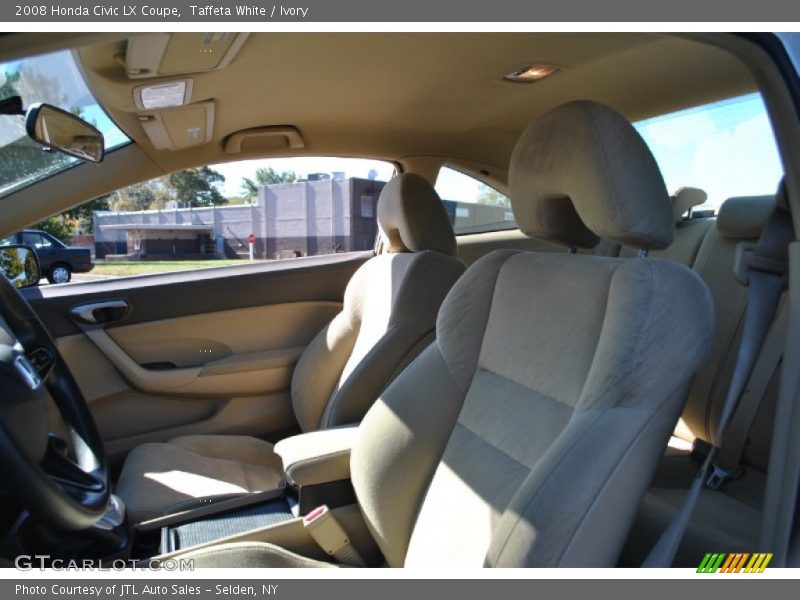 Taffeta White / Ivory 2008 Honda Civic LX Coupe