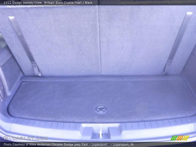 Brilliant Black Crystal Pearl / Black 2012 Dodge Journey Crew