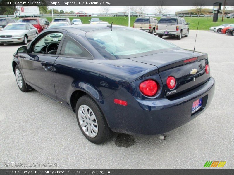 Imperial Blue Metallic / Gray 2010 Chevrolet Cobalt LS Coupe