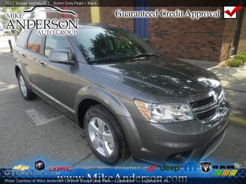 Storm Grey Pearl / Black 2012 Dodge Journey SXT