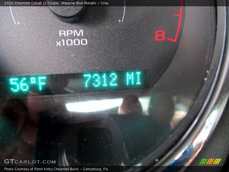 Imperial Blue Metallic / Gray 2010 Chevrolet Cobalt LS Coupe