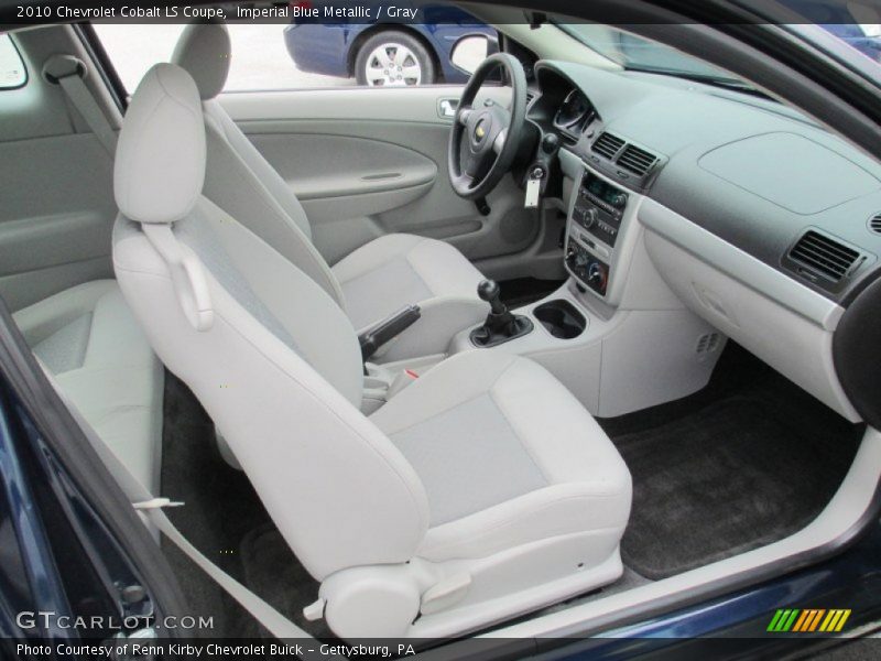  2010 Cobalt LS Coupe Gray Interior