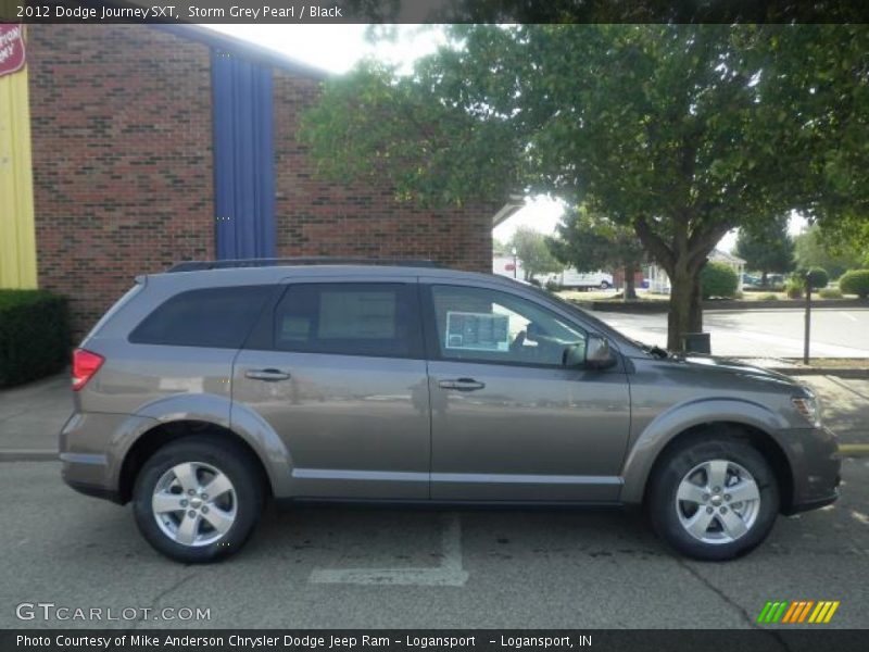 Storm Grey Pearl / Black 2012 Dodge Journey SXT