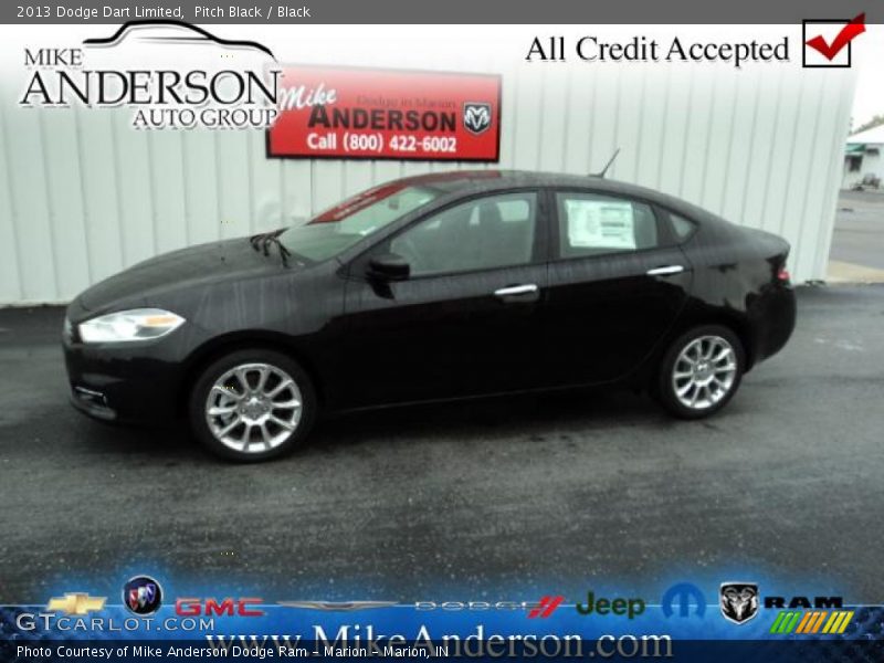 Pitch Black / Black 2013 Dodge Dart Limited