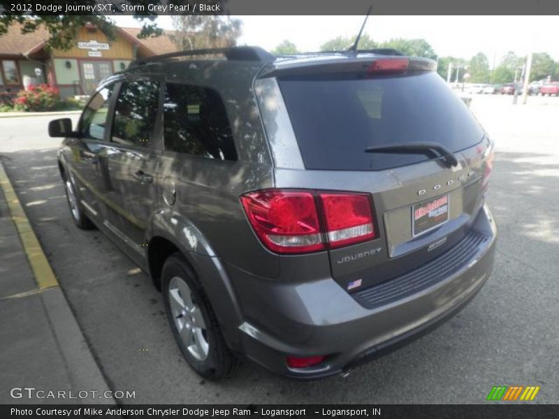 Storm Grey Pearl / Black 2012 Dodge Journey SXT