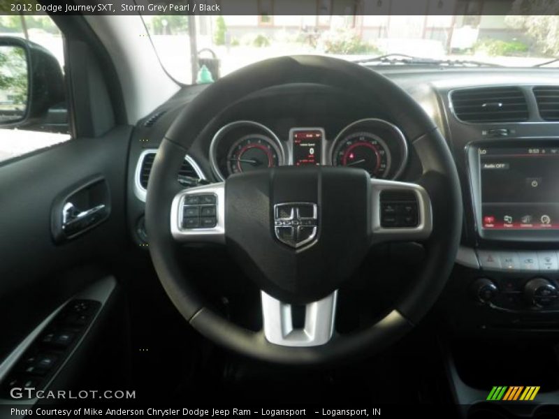 Storm Grey Pearl / Black 2012 Dodge Journey SXT