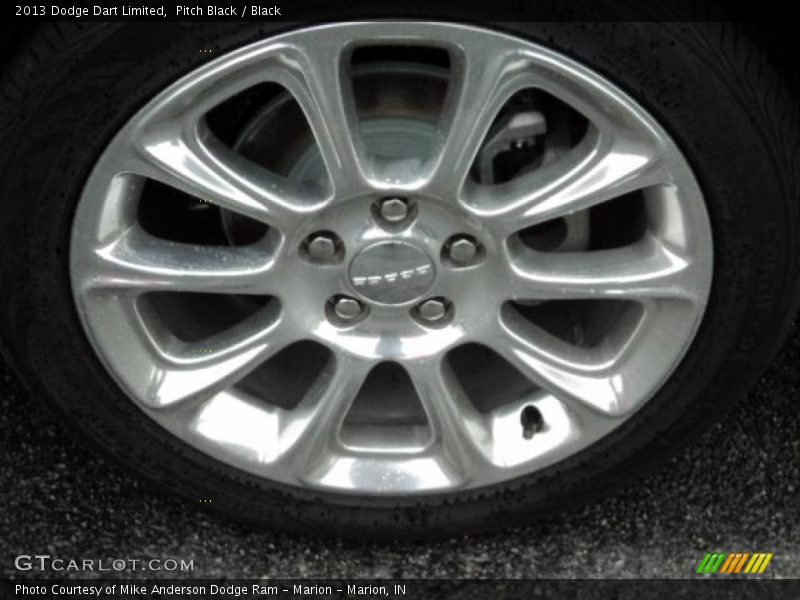 Pitch Black / Black 2013 Dodge Dart Limited