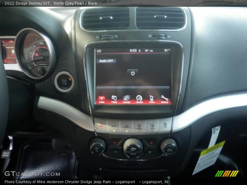 Storm Grey Pearl / Black 2012 Dodge Journey SXT