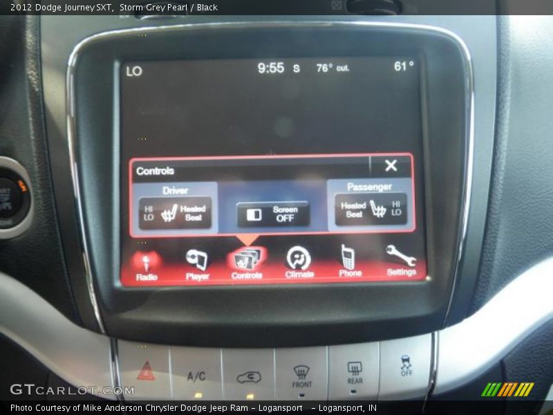 Storm Grey Pearl / Black 2012 Dodge Journey SXT