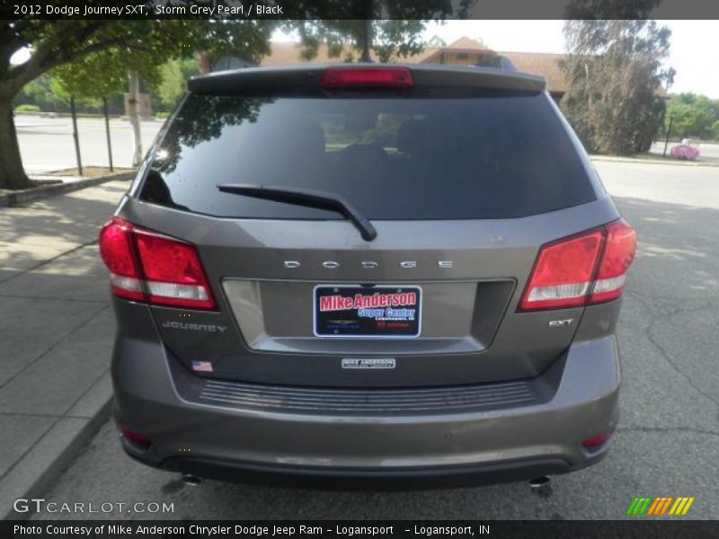 Storm Grey Pearl / Black 2012 Dodge Journey SXT