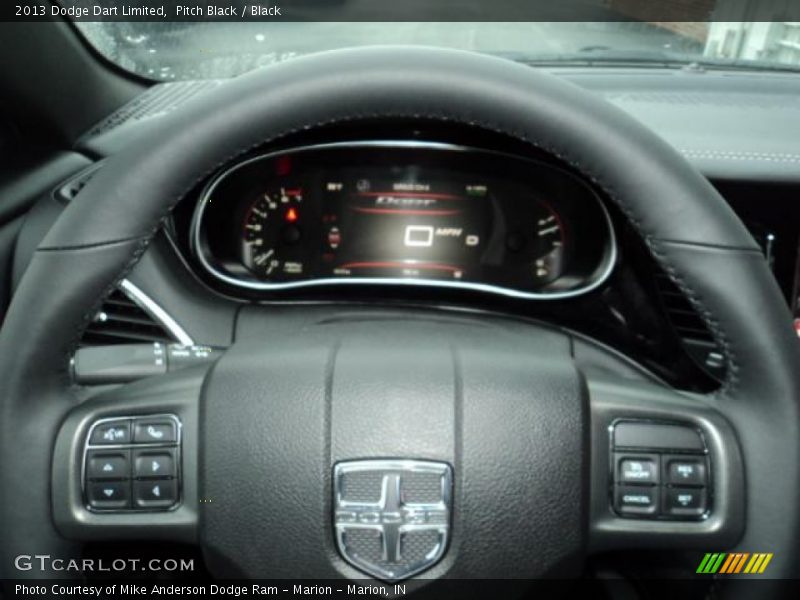 Pitch Black / Black 2013 Dodge Dart Limited
