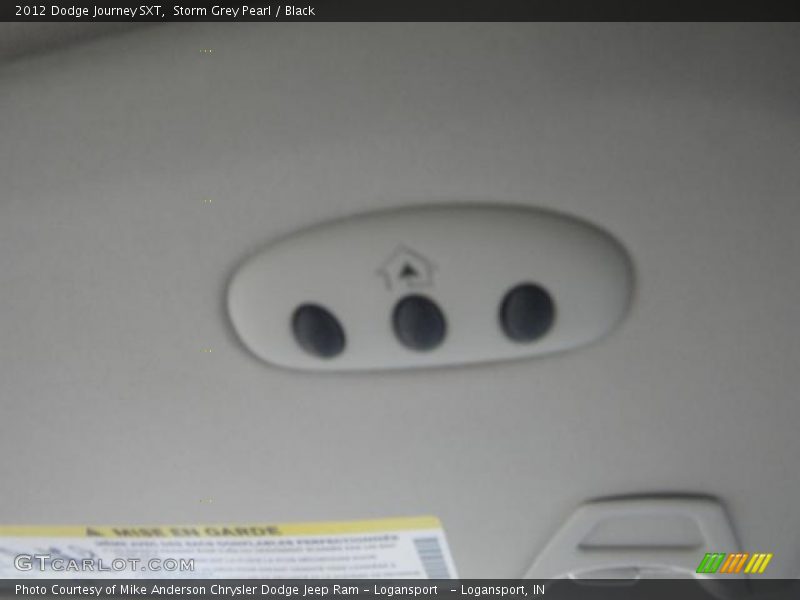 Storm Grey Pearl / Black 2012 Dodge Journey SXT