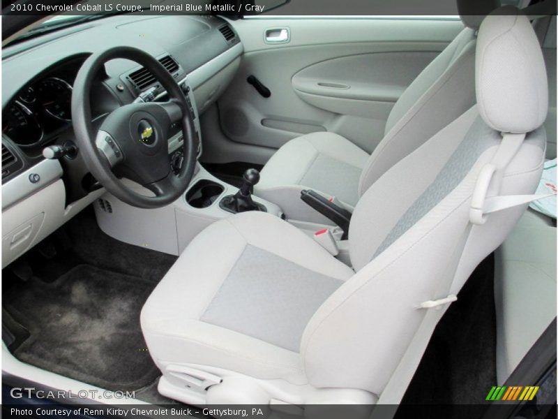Gray Interior - 2010 Cobalt LS Coupe 