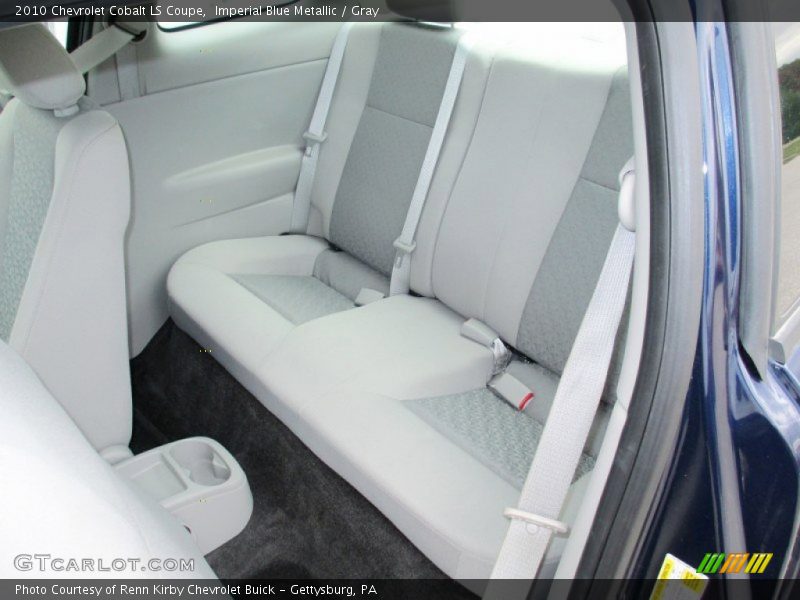 Rear Seat of 2010 Cobalt LS Coupe