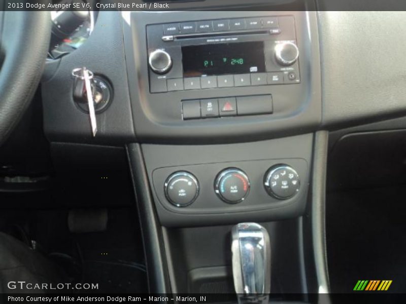 Crystal Blue Pearl / Black 2013 Dodge Avenger SE V6