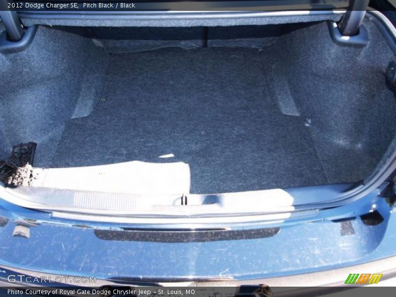 Pitch Black / Black 2012 Dodge Charger SE