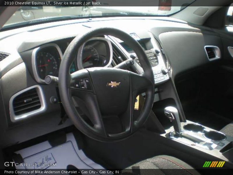 Silver Ice Metallic / Jet Black 2010 Chevrolet Equinox LT