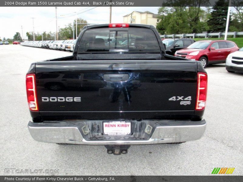 Black / Dark Slate Gray 2004 Dodge Ram 1500 Laramie Quad Cab 4x4