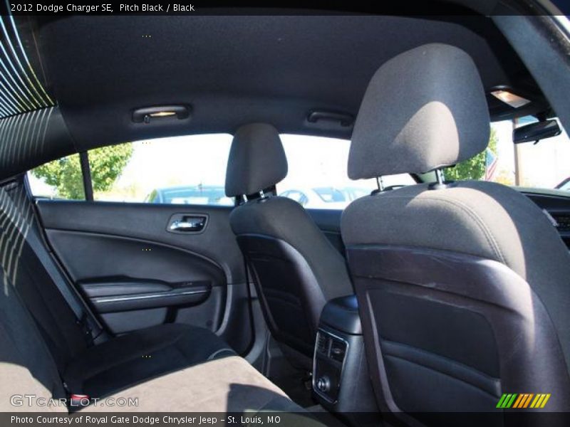 Pitch Black / Black 2012 Dodge Charger SE