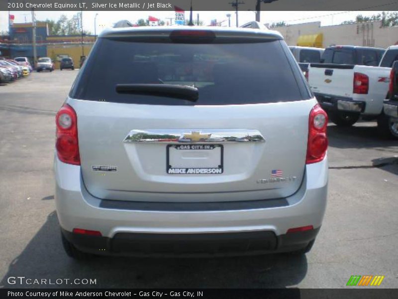 Silver Ice Metallic / Jet Black 2010 Chevrolet Equinox LT
