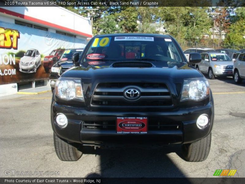 Black Sand Pearl / Graphite 2010 Toyota Tacoma V6 SR5 TRD Sport Access Cab 4x4