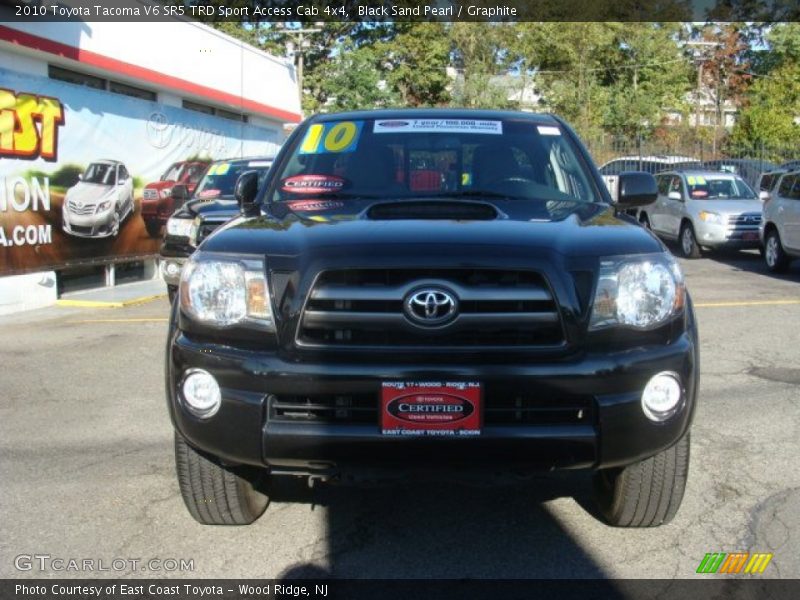 Black Sand Pearl / Graphite 2010 Toyota Tacoma V6 SR5 TRD Sport Access Cab 4x4