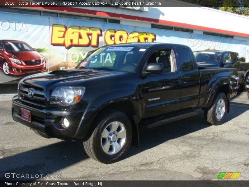 Black Sand Pearl / Graphite 2010 Toyota Tacoma V6 SR5 TRD Sport Access Cab 4x4