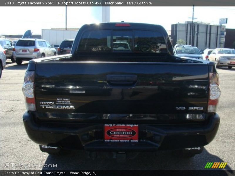 Black Sand Pearl / Graphite 2010 Toyota Tacoma V6 SR5 TRD Sport Access Cab 4x4