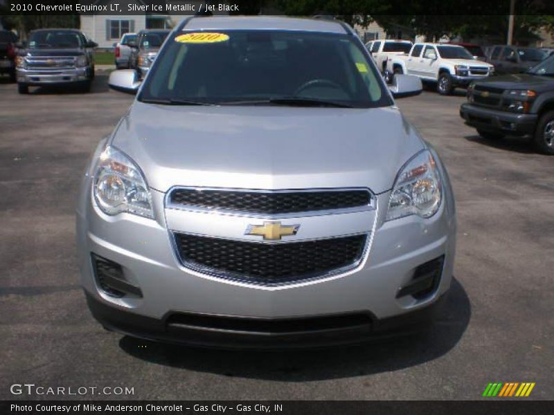 Silver Ice Metallic / Jet Black 2010 Chevrolet Equinox LT