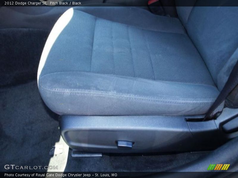 Pitch Black / Black 2012 Dodge Charger SE