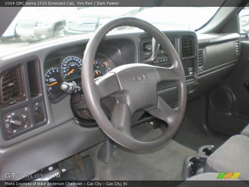 Fire Red / Dark Pewter 2004 GMC Sierra 1500 Extended Cab