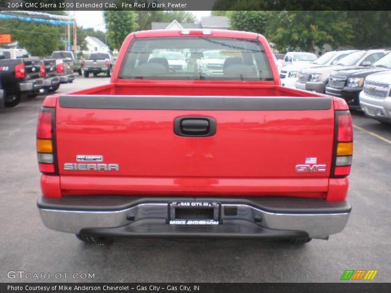 Fire Red / Dark Pewter 2004 GMC Sierra 1500 Extended Cab