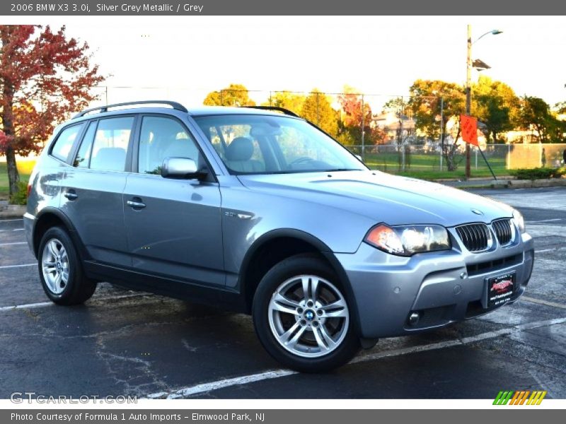 Silver Grey Metallic / Grey 2006 BMW X3 3.0i