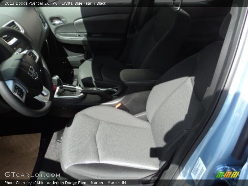 Crystal Blue Pearl / Black 2013 Dodge Avenger SXT V6