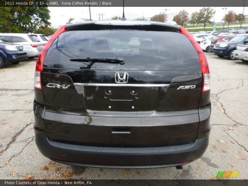 Kona Coffee Metallic / Black 2013 Honda CR-V EX-L AWD