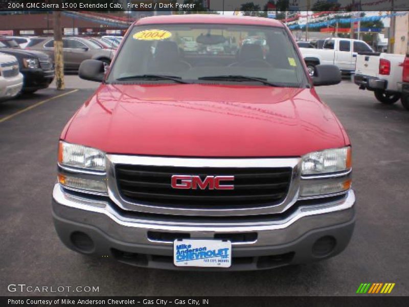 Fire Red / Dark Pewter 2004 GMC Sierra 1500 Extended Cab