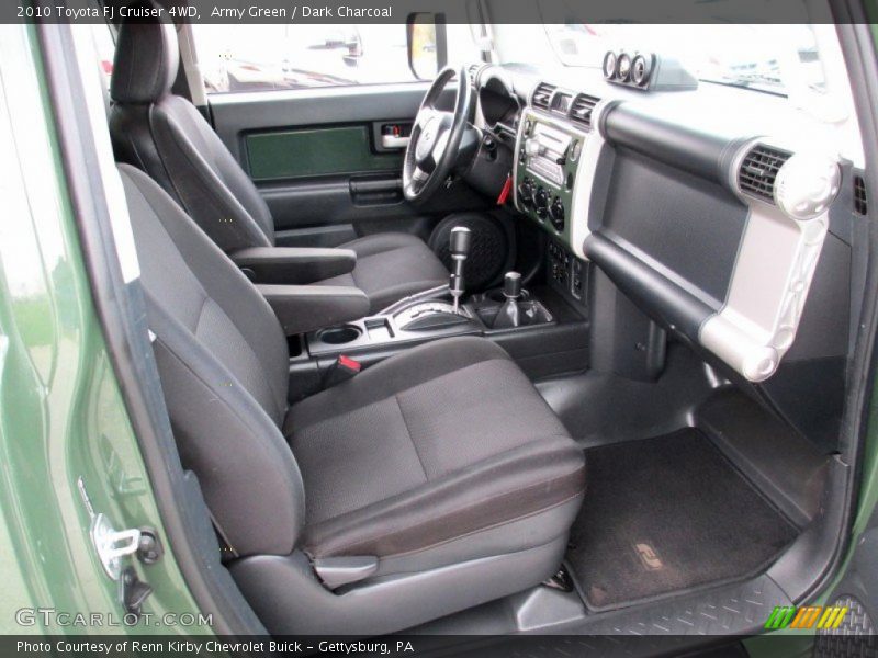 2010 FJ Cruiser 4WD Dark Charcoal Interior