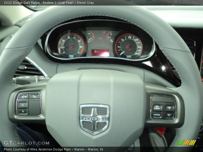 Redline 2-Coat Pearl / Diesel Gray 2013 Dodge Dart Rallye