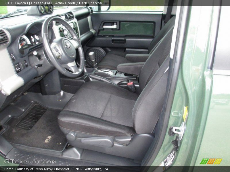  2010 FJ Cruiser 4WD Dark Charcoal Interior